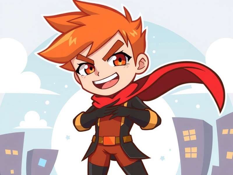 Ginger - The Protagonist of Dashing Ginger Hero Dashing Ginger Hero Main Character